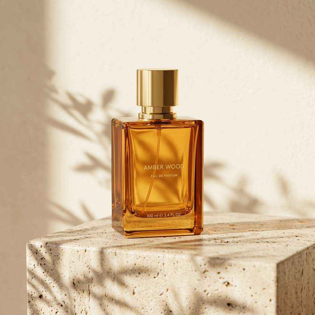 AI-generated premium scene of the same perfume bottle